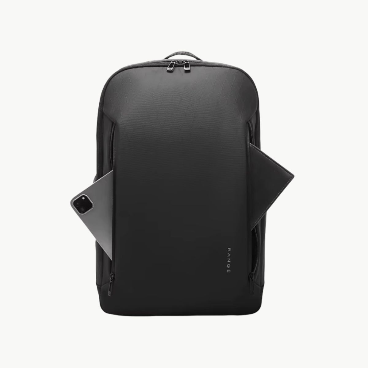 Sac de voyage pour week end noir vue poches externes