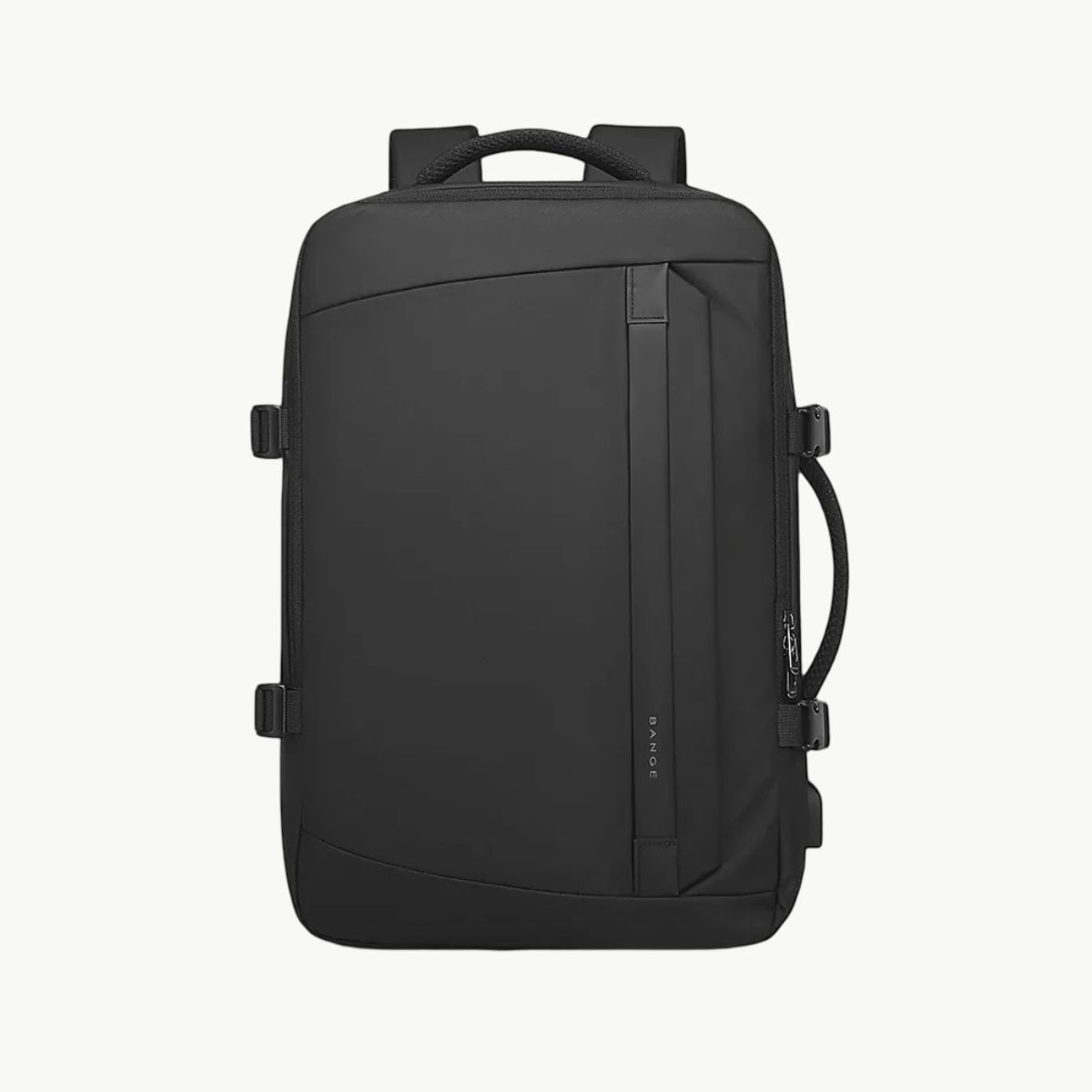 Sac de voyage pour week end noir vue de face
