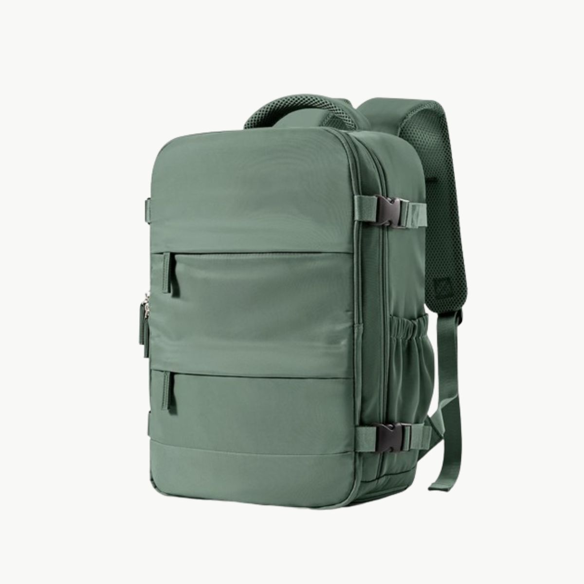 Sac de voyage week end vert sombre vue de face